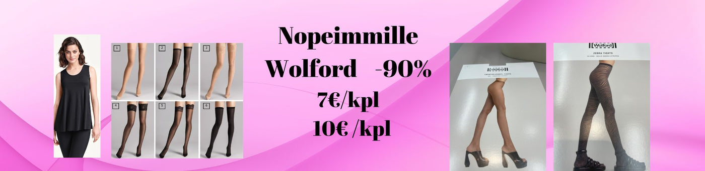 Wolford vaatteet -40%.