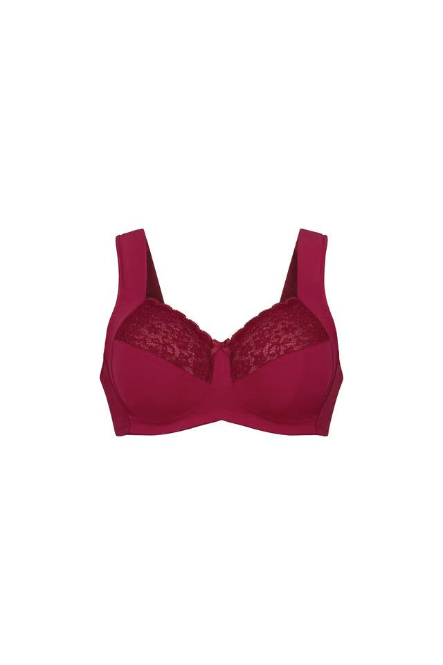 Anita Havanna  kaareton rintaliivi dark red